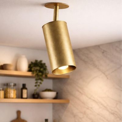 Conjunto 4 Spots Direcionáveis Redondos Luminárias Bivolt Alumínio Dital Decorativa