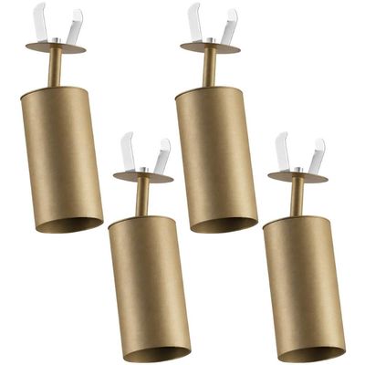 Conjunto 4 Spots Direcionáveis Redondos Luminárias Bivolt Alumínio Dital Decorativa