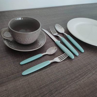 Faqueiro Jogo de Talheres 30 Peças de Aço Inox Ipanema Tramontina Verde Menta