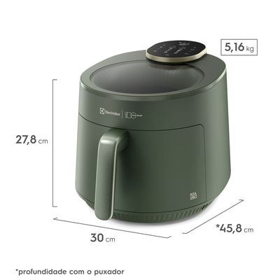 Air Fryer Electrolux por Rita Lobo 5,1L Verde Linha 100 anos Celebre Sabores (EAF175) 127V