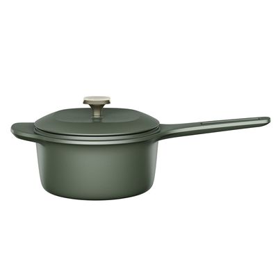 Panela de Ferro Fundido Esmaltado Molheira Electrolux 20cm verde Linha 100 Anos Celebre Temperos