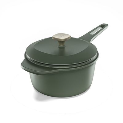 Panela de Ferro Fundido Esmaltado Molheira Electrolux 20cm verde Linha 100 Anos Celebre Temperos