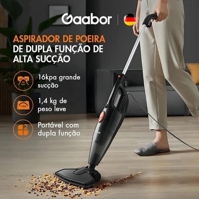 Aspirador de Pó Vertical Gaabor GVCW-M15A Smart Sweep 650W 0,5L HEPA 110V