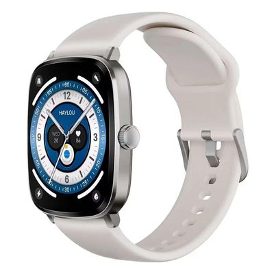 Smartwatch Haylou RS5 LS19 Tela AMOLED 1,78" Monitoramento Cardíaco e Sono 360 Dias Prata
