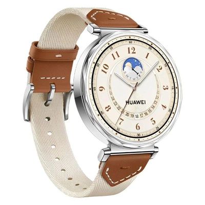 Smartwatch Huawei Watch GT 5 41MM AMOLED com Frequência Cardíaca e Spo2 336h Bateria Marrom
