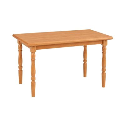 Mesa de Jantar em Madeira 125x80cm Natural Acetinado Piratini