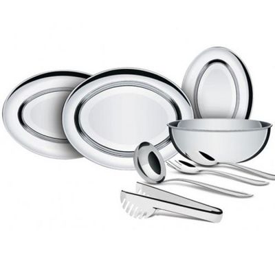 Kit para Servir Tramontina Buena em Aço Inox 8 Peças