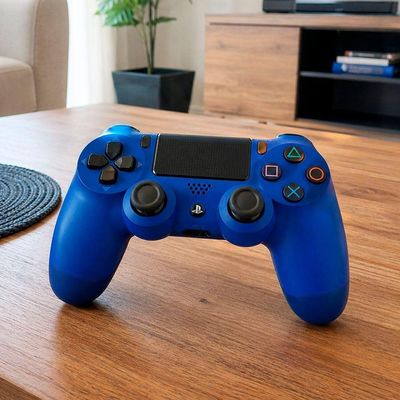 Controle Playstation PS4 Double-Motor para PS4 Smart TV PC Azul