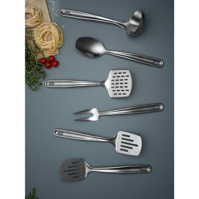 Jogo de Utensílios Tramontina Extrata Aço Inox com Suporte de Parede 5 Pçs