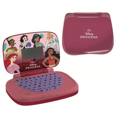 Kit Princesas Laptop Infantil Bilingue+ Carrinho CR Giro Encantado Candide