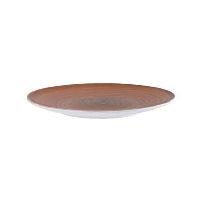 Prato Raso Tramontina Paraty Mocha em Porcelana 25 cm