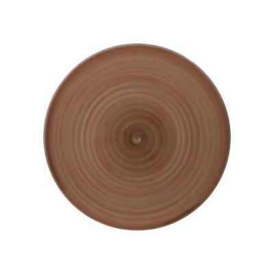 Prato Raso Tramontina Paraty Mocha em Porcelana 25 cm