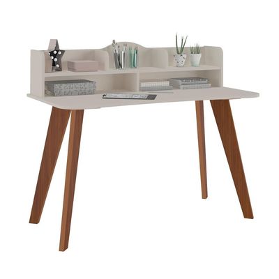 Escrivaninha Sofia Off White e Cedro