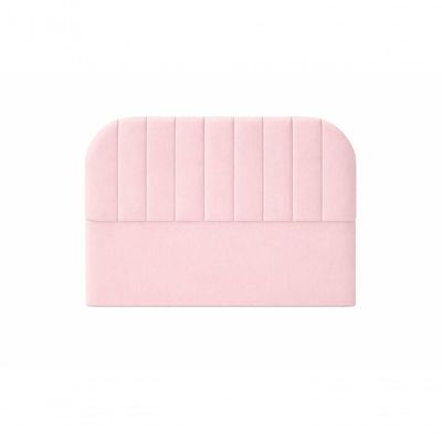 Cabeceira De Cama Box Moderna Estilo Orgânica Casal 140 Cm Veludo Rosa Eli Móveis E Decoração