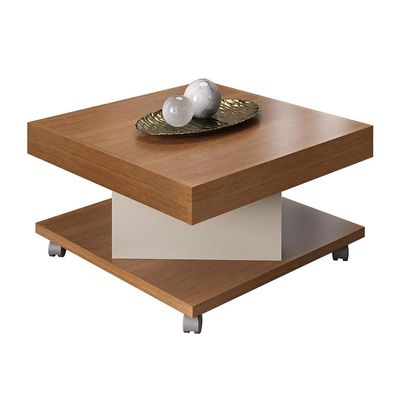 Mesa de Centro Quadrada Saara Cinanomo e Off White
