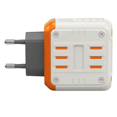 Carregador Dual Usb C com Usb MDM para Smartphone e Tablet com Cabo Lightning Incluso