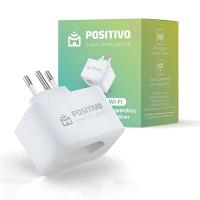 Smart Plug Positivo Casa Inteligente Wi-Fi 10A 1000W Controle Remoto Bivolt