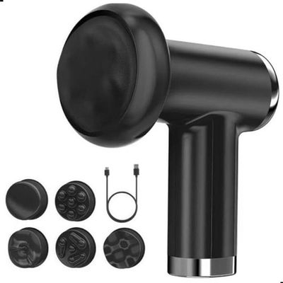 Massageador Corporal Smart Lions Profissional para Drenagem Linfática 2600 RPM 5 Cabeçotes Preto