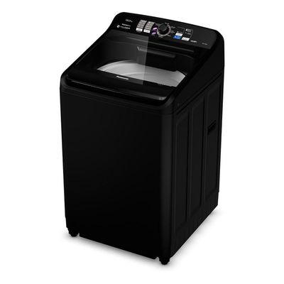Máquina de Lavar Panasonic NA-F150B1B 15kg Smartsense Função Vanish Preta 110V