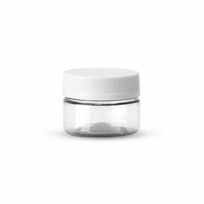 48un Pote Multiuso Plástico 100ml com Tampa Branco G1510 Galvanotek