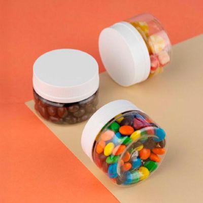 48un Pote Multiuso Plástico 100ml com Tampa Branco G1510 Galvanotek