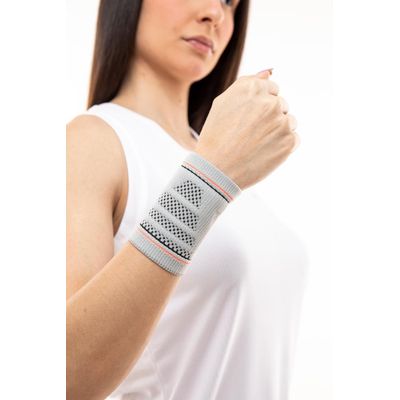 N1 Sport Protetor de Punho Training Cinza P Knit 3D com Comp