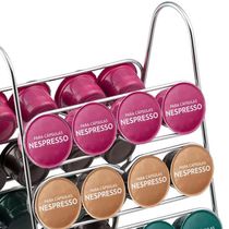 Suporte Organizador Porta 32 Cápsulas de Café Nespresso Aram