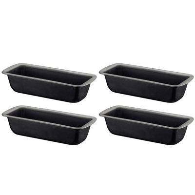 4 Formas Pão e Bolo Retangulares 22cm Alta Tramontina 1,2L