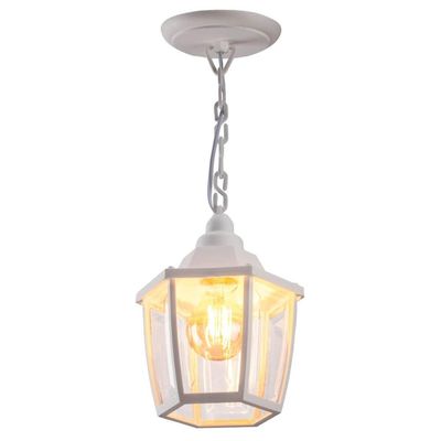 2 Luminárias Pendentes Teto E27 Branca Aberta Heritage Sala Iluminação Varanda