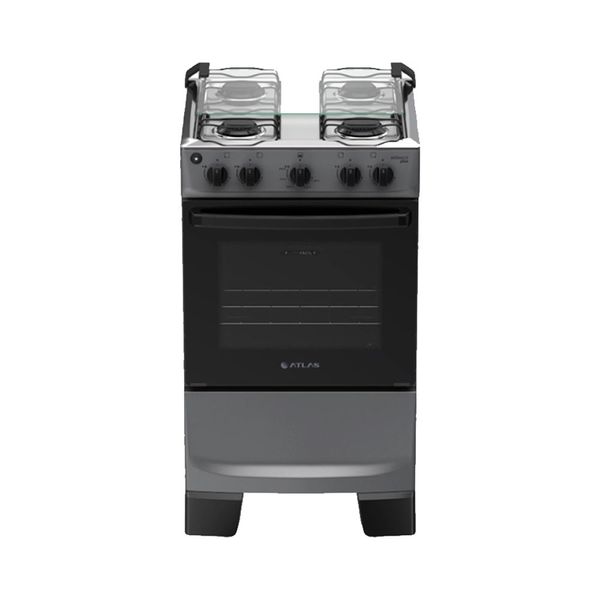 Fogão Gás 4 Bocas Mônaco Plus Atlas TITANIUM / Bivolt