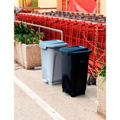 Lixeira T-Force 50 Litros Cinza Tramontina 92813210