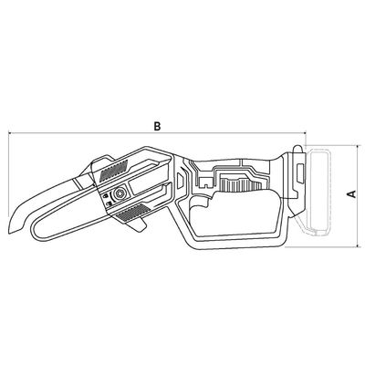 Cortador de Galhos 20V 5" Tramontina Sem Bateria e Carregador