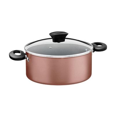 Kit Cozinha Tramontina Michigan 10 Peças em Alumínio Starflon Max Siena Natural