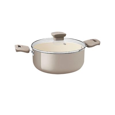 Caçarola Tramontina Veronese Alumínio e Cerâmica Bege 20cm 2,6 L