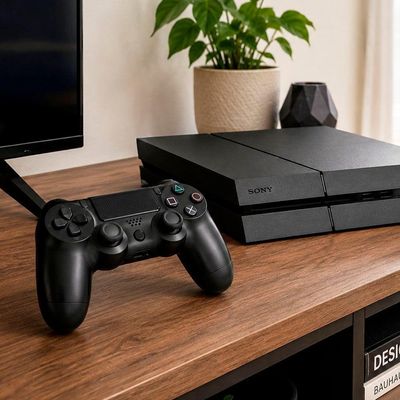 Controle Playstation Double-Motor para PS4 PC Smart TV Preto