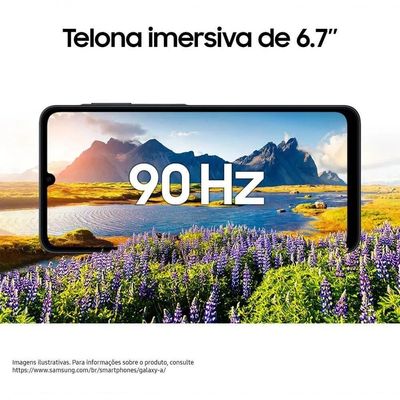 Smartphone Samsung Galaxy A07 128GB Tela 6.7" Preto
