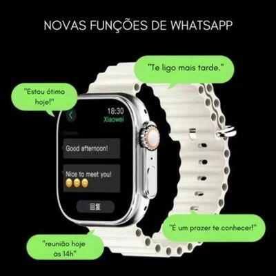 Smartwatch Microwear Ultra 4 Plus 49mm Serie 10 2gb Tela Amoled
