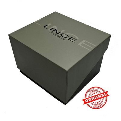 Smartwatch Unissex Lince Fusion com Pulseira em Borracha Preto Rosê LSWUQPI003