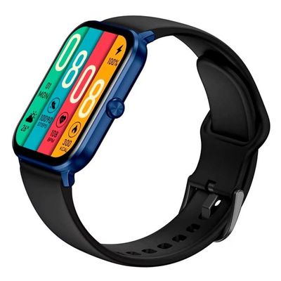 Smartwatch KS Mini Tela AMOLED 1.28 Monitoramento Saúde Bateria 360 Dias Azul