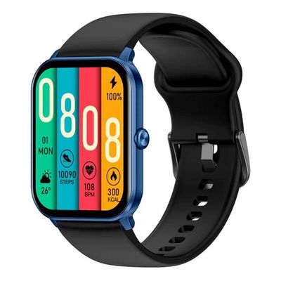 Smartwatch KS Mini Tela AMOLED 1.28 Monitoramento Saúde Bateria 360 Dias Azul