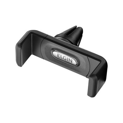 Suporte Veicular Elgin Universal para Smartphones Até 5,5 Polegadas ABS e Silicone Preto 1 Unidade