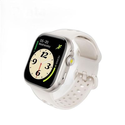 Smartwatch D20 Krikiai 1,85" HD com Monitoramento Saúde 5 Dias de Bateria Prata