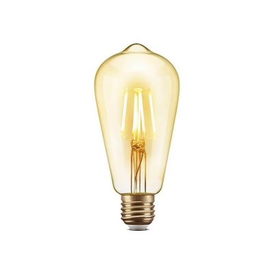 Lâmpada De Filamento Smart Led St64 - 6w Bivolt Compatível Com Alexa E Google Home