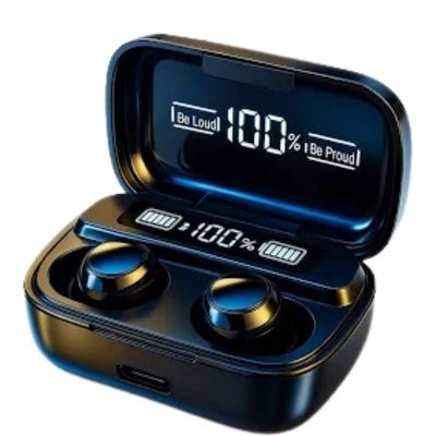 Fone de Ouvido Bluetooth MDM M10 com Baixa Latência e Case Power Bank para Smartphone