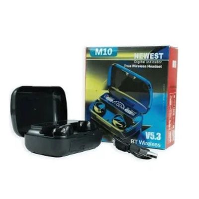 Fone de Ouvido Bluetooth MDM M10 com Baixa Latência e Case Power Bank para Smartphone