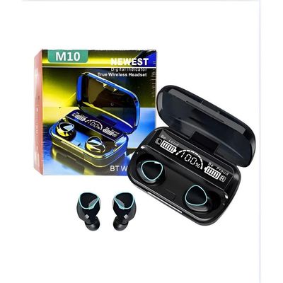 Fone de Ouvido Bluetooth MDM M10 com Baixa Latência e Case Power Bank para Smartphone