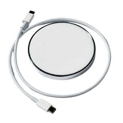 Base de Carregamento sem Fio MDM para Smartphone 15W Branco Moderno