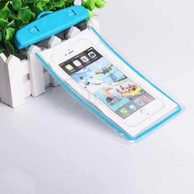 Capa Impermeável para Celular Smart Bracelet Universal para Proteção Contra Água e Sujeira Azul 1