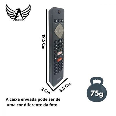 Controle Remoto Compatível Tv Philips Smart Lcd 4k
