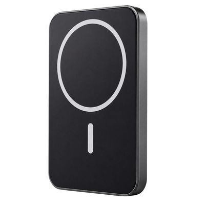 Power Bank MDM Universal 5000mAh para Smartphone Tipo C com Carregamento sem Fio Preto